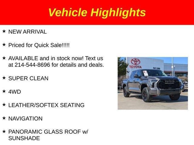 used 2023 Toyota Tundra Hybrid car, priced at $59,684