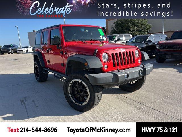 used 2018 Jeep Wrangler JK Unlimited car, priced at $23,643