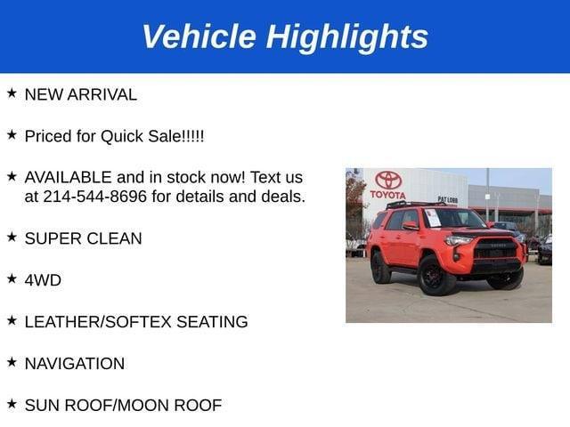 used 2023 Toyota 4Runner car, priced at $58,381