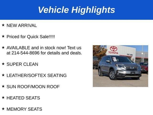 used 2019 Honda Pilot car, priced at $24,282