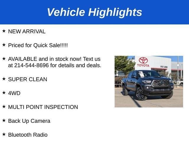 used 2022 Toyota Tacoma car, priced at $37,492