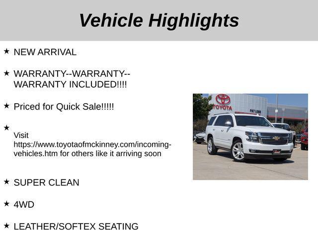 used 2017 Chevrolet Tahoe car, priced at $24,456