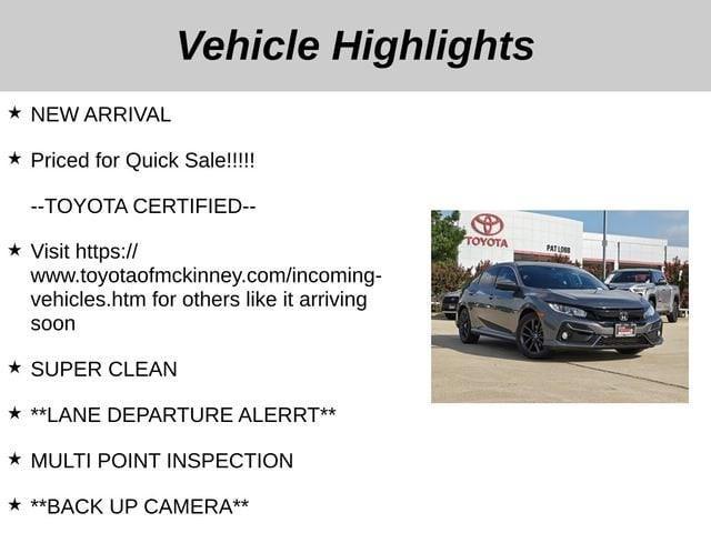used 2020 Honda Civic car, priced at $22,836