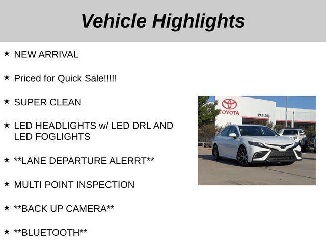 used 2023 Toyota Camry car, priced at $23,702