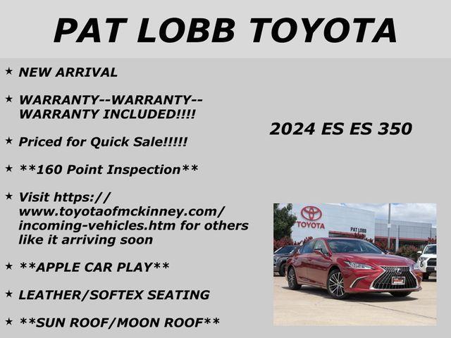 used 2024 Lexus ES 350 car, priced at $44,471
