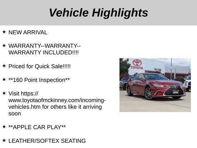 used 2024 Lexus ES 350 car, priced at $41,512