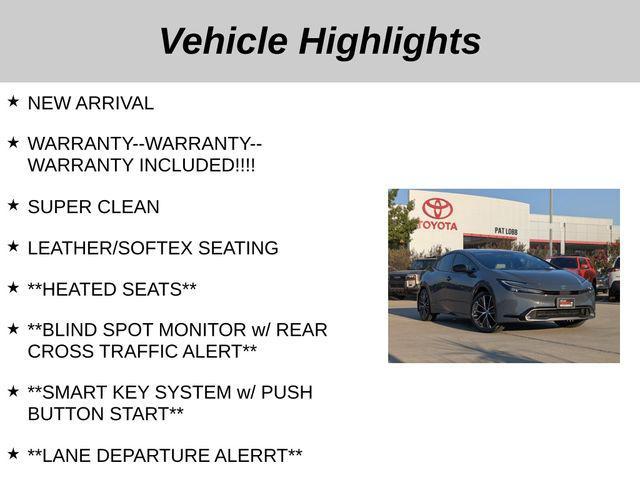 used 2024 Toyota Prius car, priced at $29,108