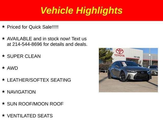 used 2021 Lexus IS 350 car, priced at $39,984