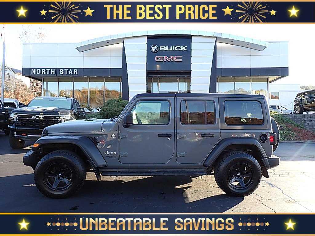 used 2018 Jeep Wrangler Unlimited car, priced at $18,725