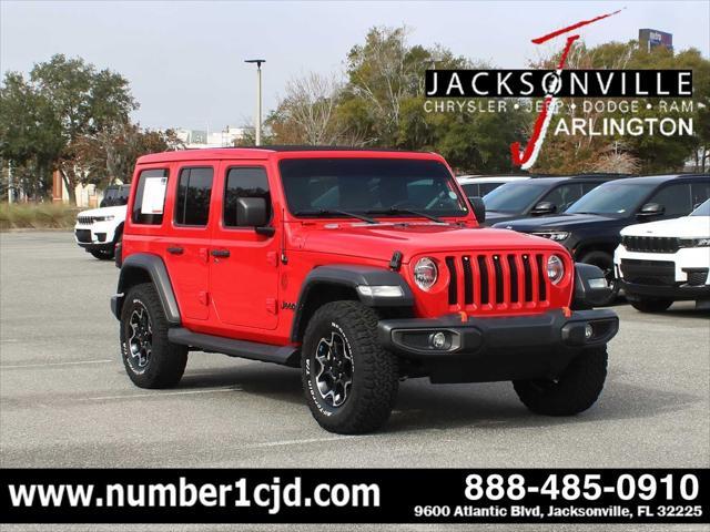 used 2021 Jeep Wrangler Unlimited car, priced at $35,000