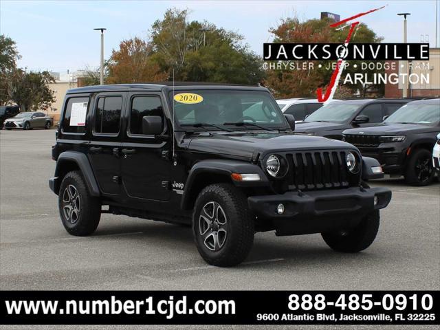 used 2020 Jeep Wrangler Unlimited car, priced at $32,500