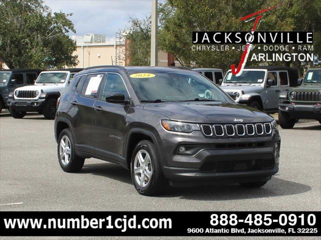 used 2024 Jeep Compass car, priced at $24,000