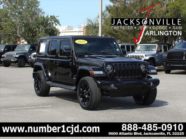 used 2021 Jeep Wrangler Unlimited car, priced at $42,500