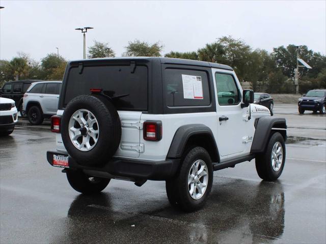 used 2021 Jeep Wrangler car, priced at $28,000