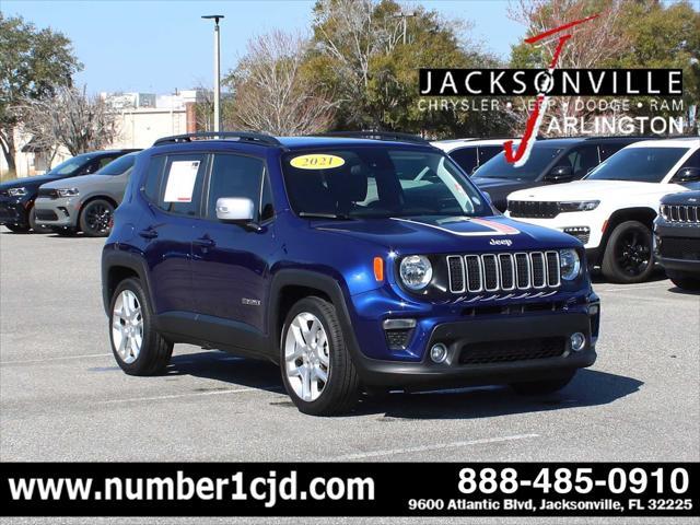 used 2021 Jeep Renegade car, priced at $21,000