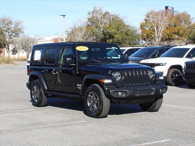 used 2021 Jeep Wrangler Unlimited car, priced at $34,500