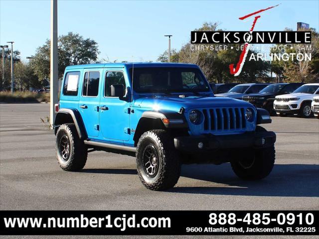 used 2022 Jeep Wrangler Unlimited car, priced at $40,000