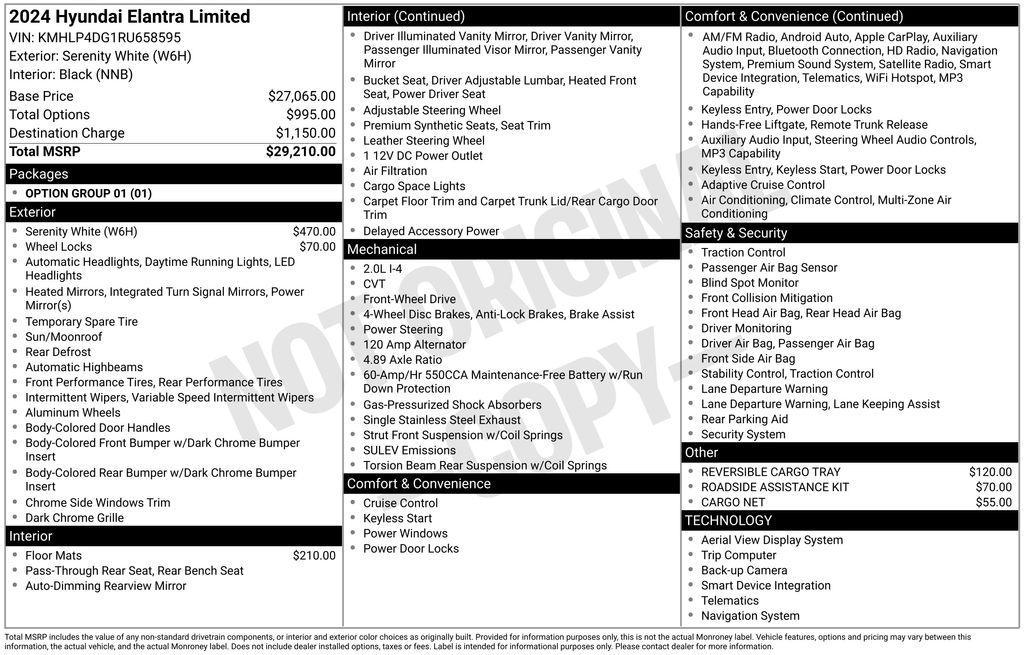 used 2024 Hyundai Elantra car, priced at $22,475