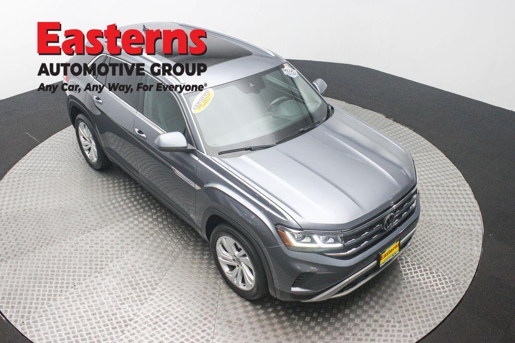 used 2021 Volkswagen Atlas Cross Sport car, priced at $25,690