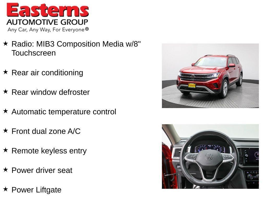 used 2022 Volkswagen Atlas car, priced at $26,550