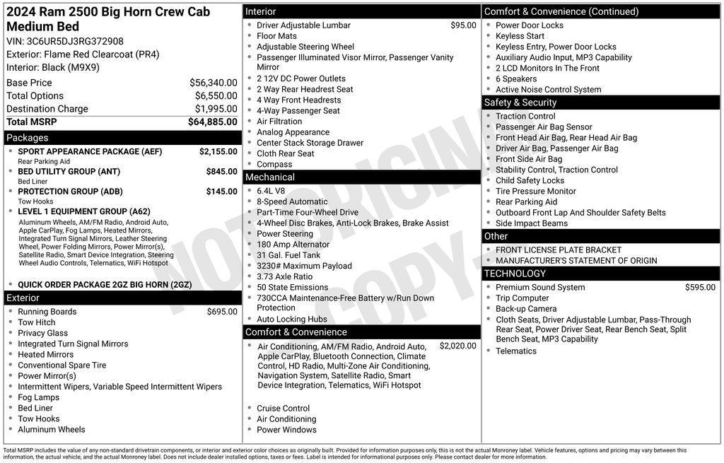 used 2024 Ram 2500 car, priced at $41,175