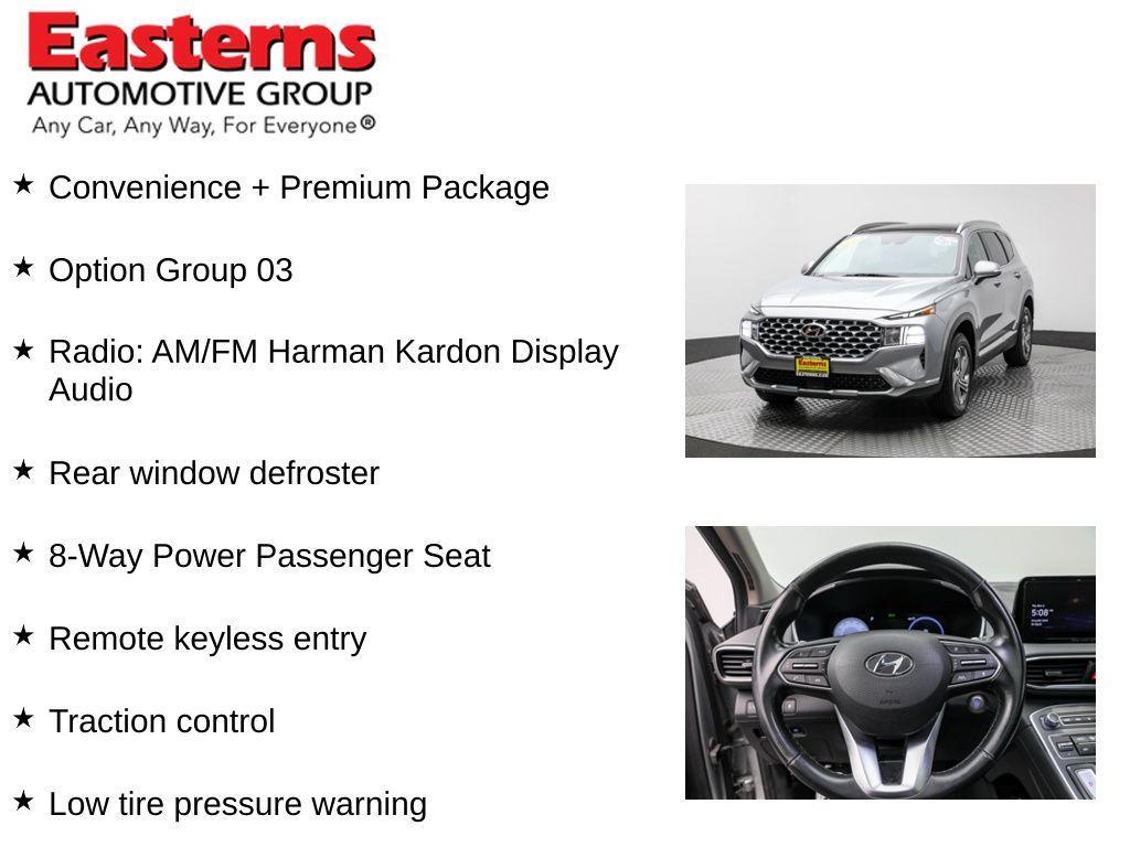 used 2022 Hyundai Santa Fe car, priced at $24,590