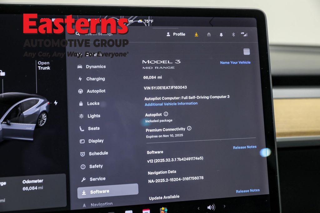 used 2018 Tesla Model 3 car, priced at $19,090