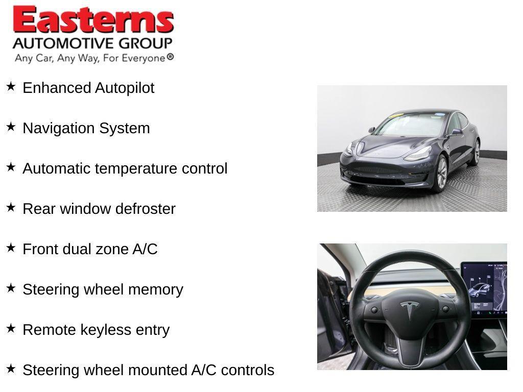 used 2018 Tesla Model 3 car, priced at $19,090