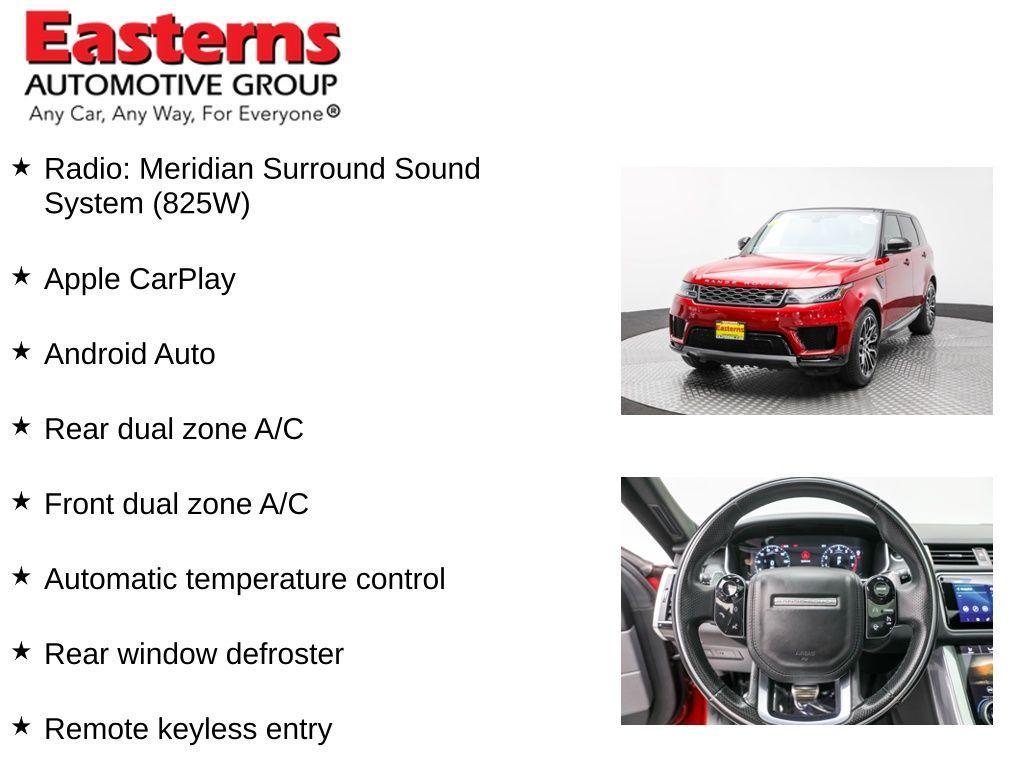 used 2022 Land Rover Range Rover Sport car, priced at $46,950