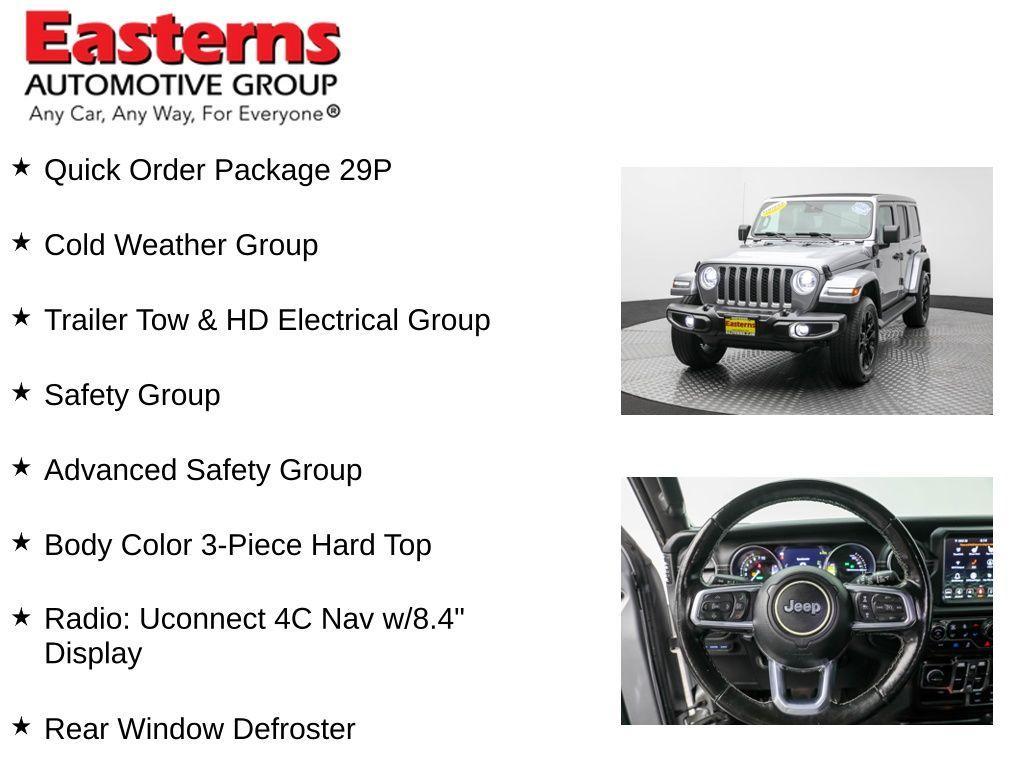 used 2021 Jeep Wrangler Unlimited 4xe car, priced at $24,950