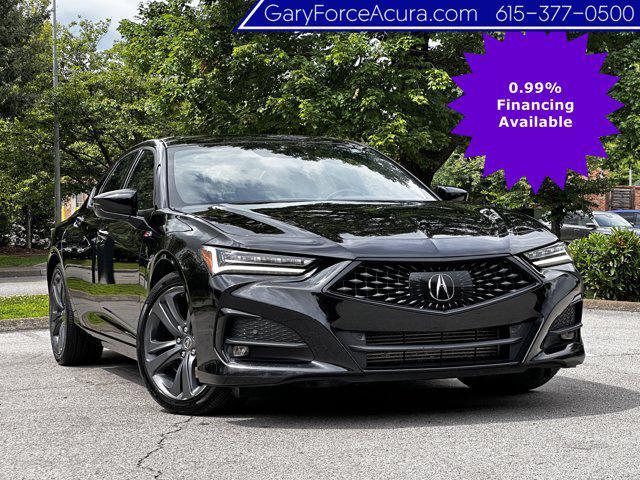 used 2022 Acura TLX car, priced at $33,500