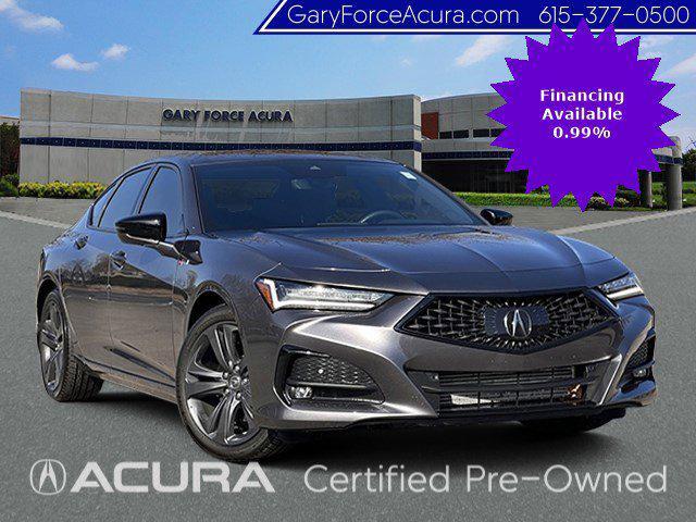 used 2023 Acura TLX car, priced at $41,500