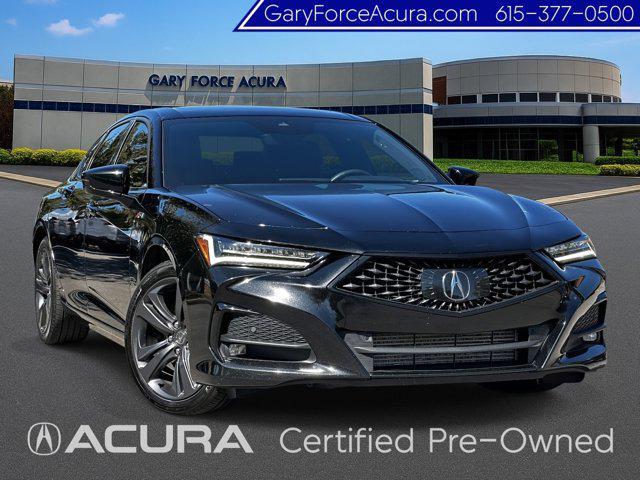 used 2023 Acura TLX car, priced at $36,500