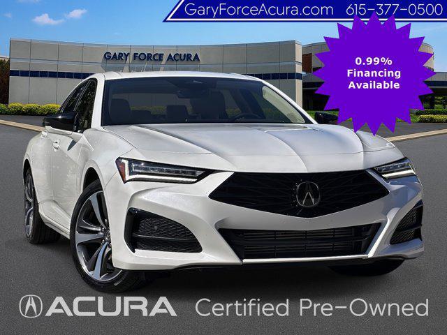 used 2025 Acura TLX car, priced at $45,800