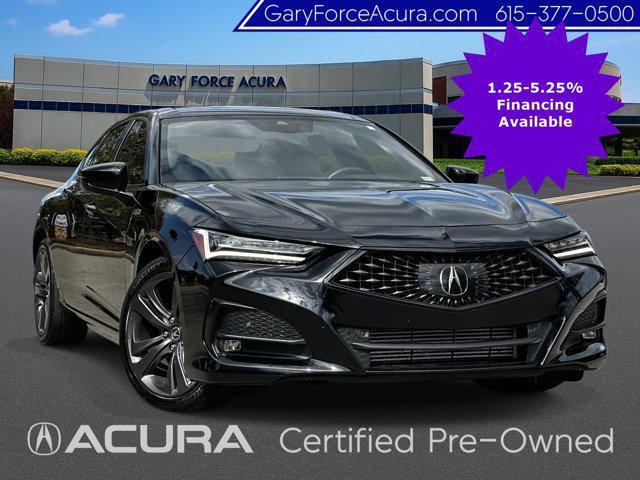 used 2022 Acura TLX car, priced at $36,500