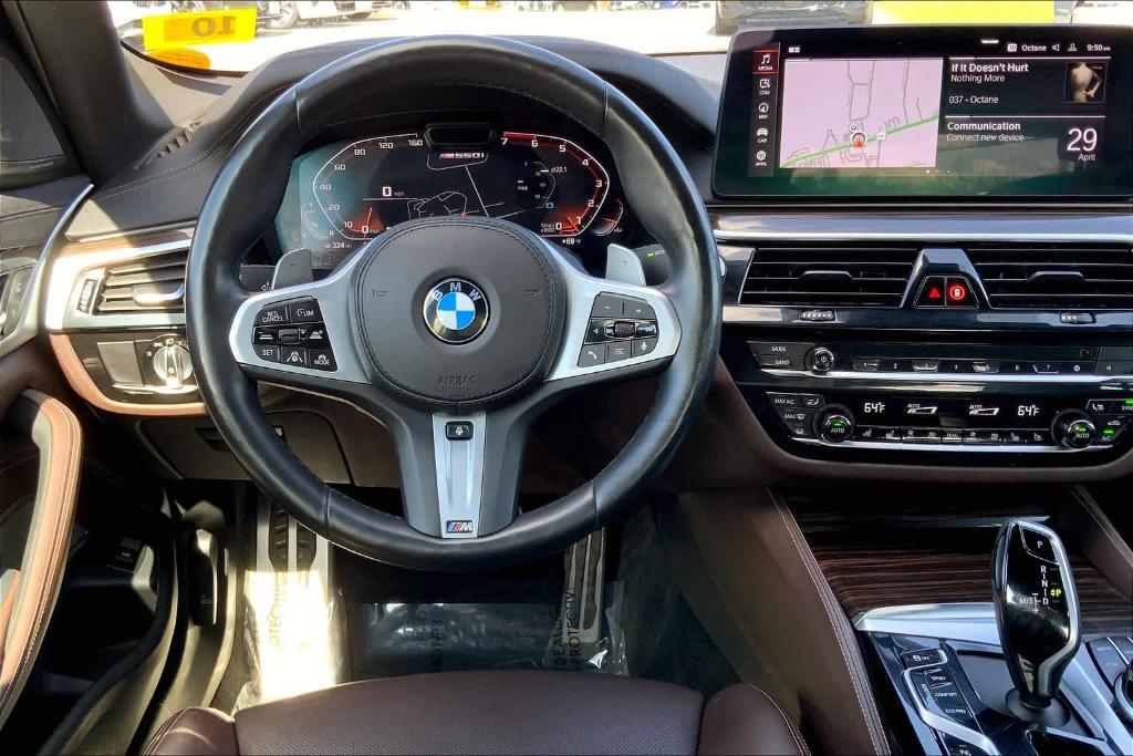 used 2022 BMW M550 car, priced at $56,189
