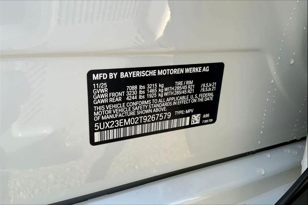 new 2026 BMW X7 car, priced at $96,930