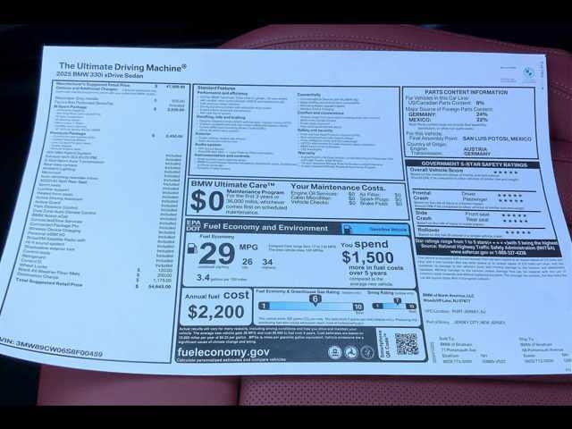 new 2025 BMW X5 PHEV car, priced at $81,885