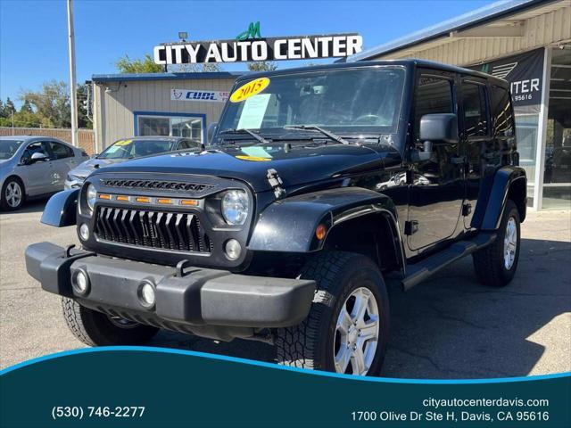 used 2015 Jeep Wrangler Unlimited car, priced at $19,999