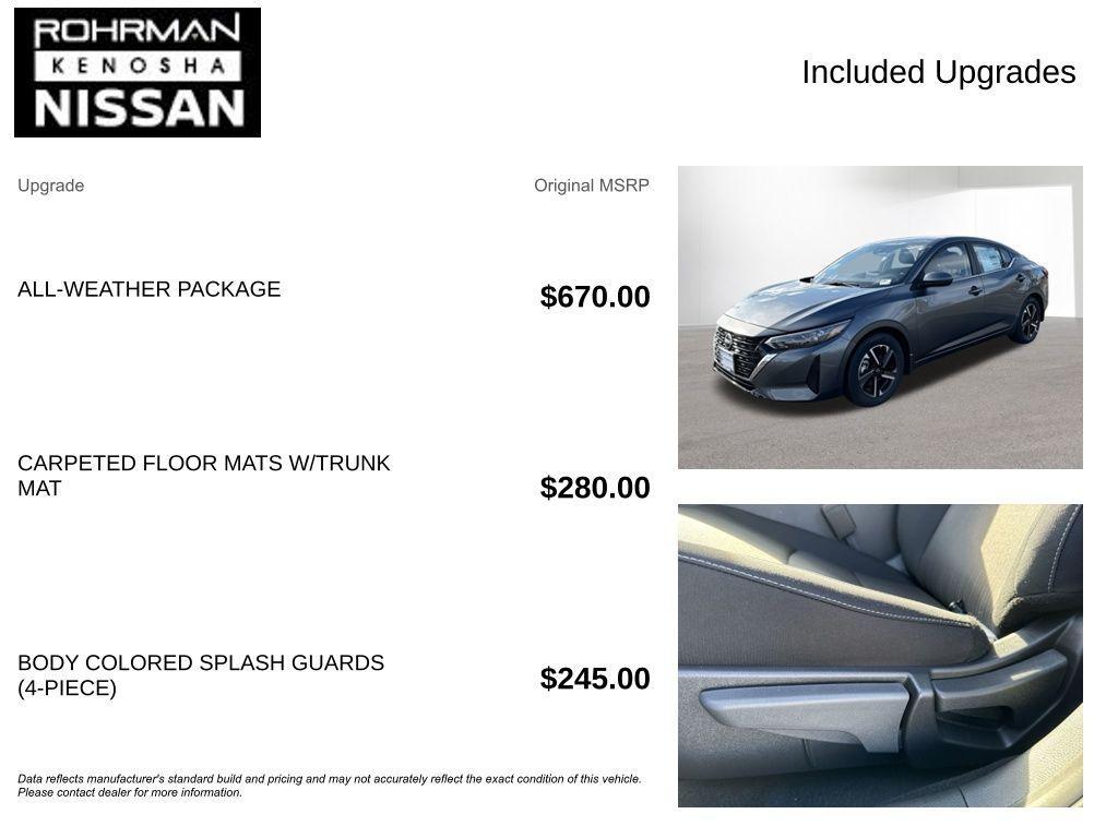 new 2025 Nissan Sentra car, priced at $19,435