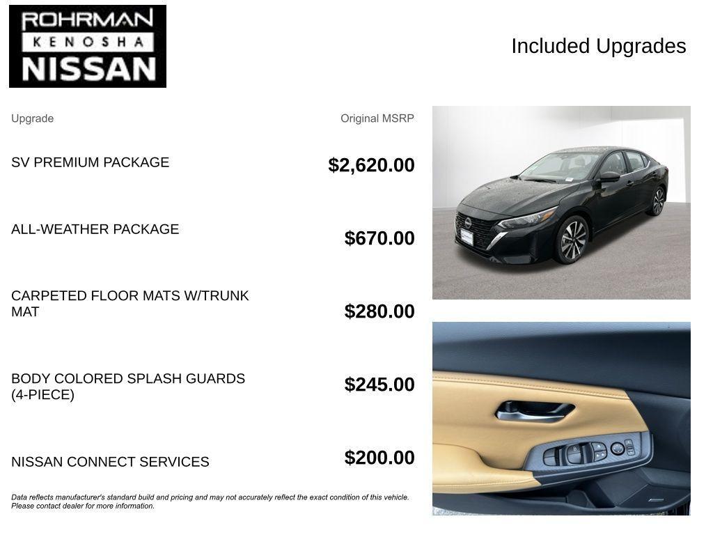 new 2025 Nissan Sentra car, priced at $22,255