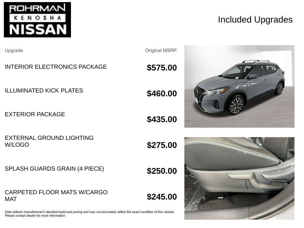 used 2024 Nissan Kicks car, priced at $18,726