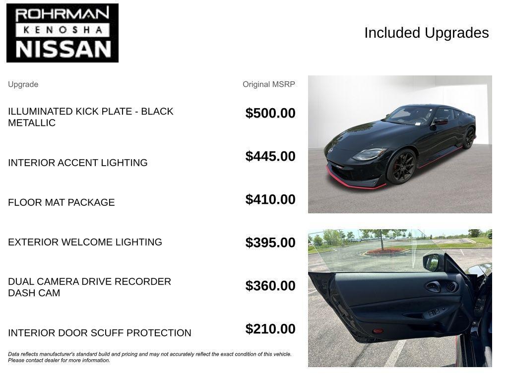 new 2024 Nissan Z car, priced at $60,015