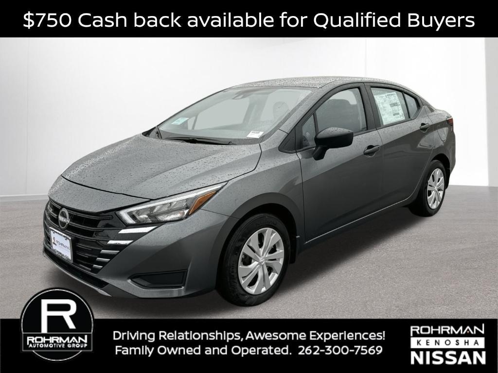 new 2025 Nissan Versa car, priced at $15,575