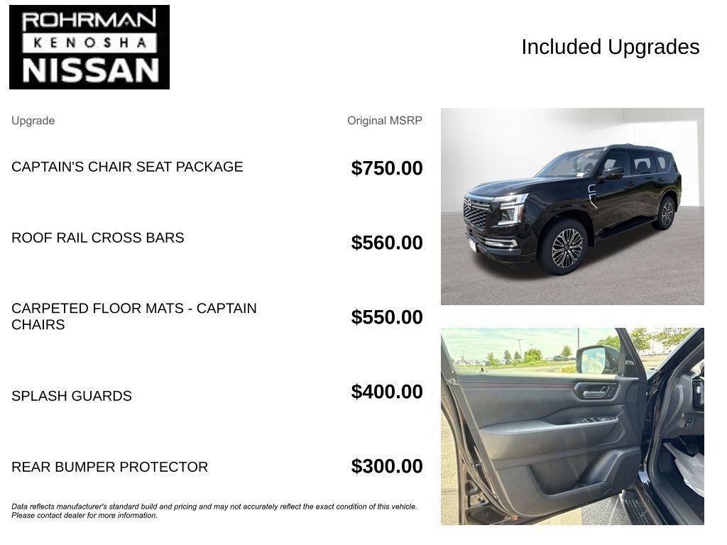 new 2025 Nissan Armada car, priced at $64,190