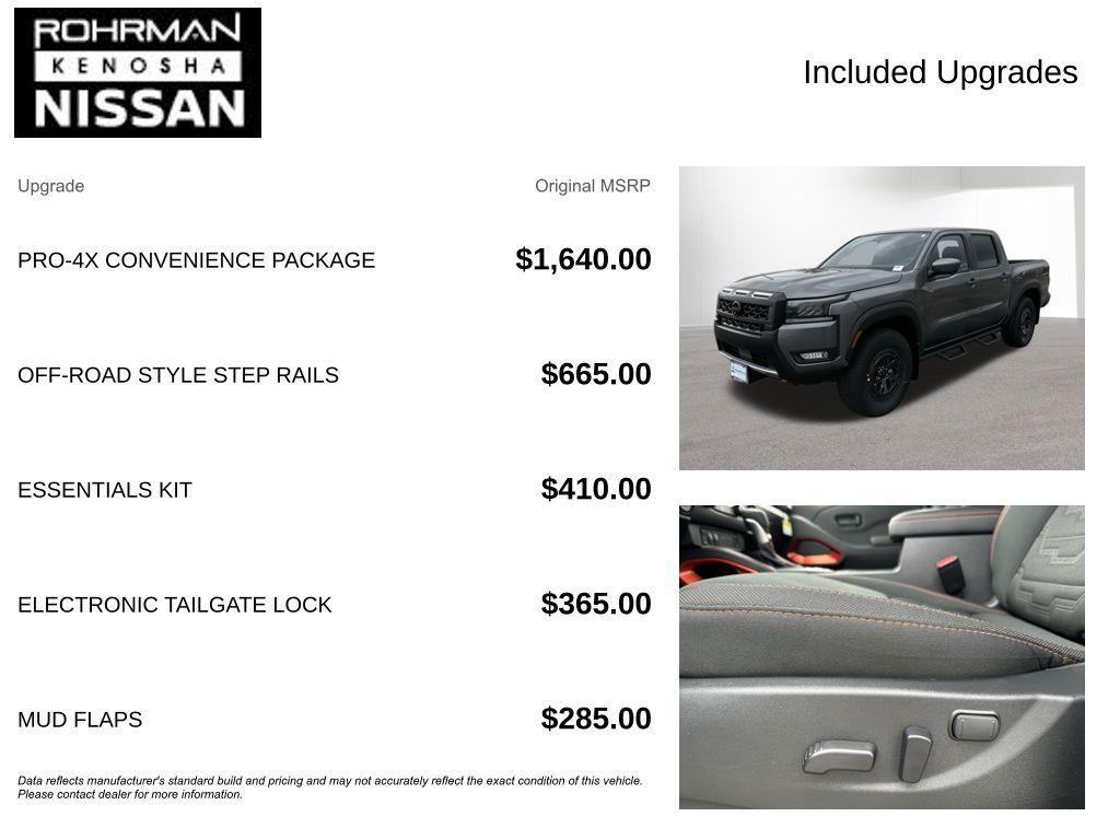 new 2026 Nissan Frontier car, priced at $41,688