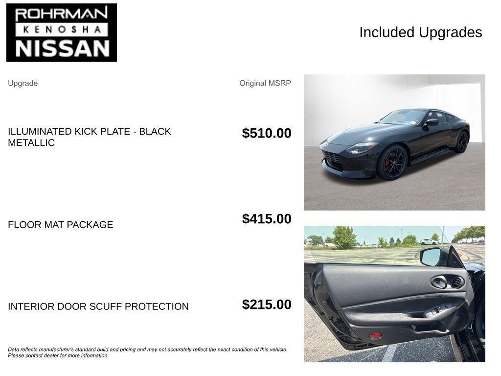 new 2025 Nissan Z car, priced at $47,575
