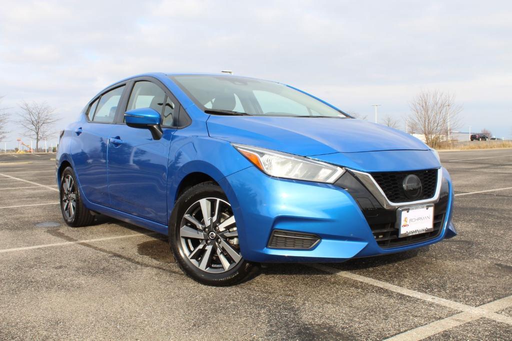 used 2021 Nissan Versa car, priced at $14,100