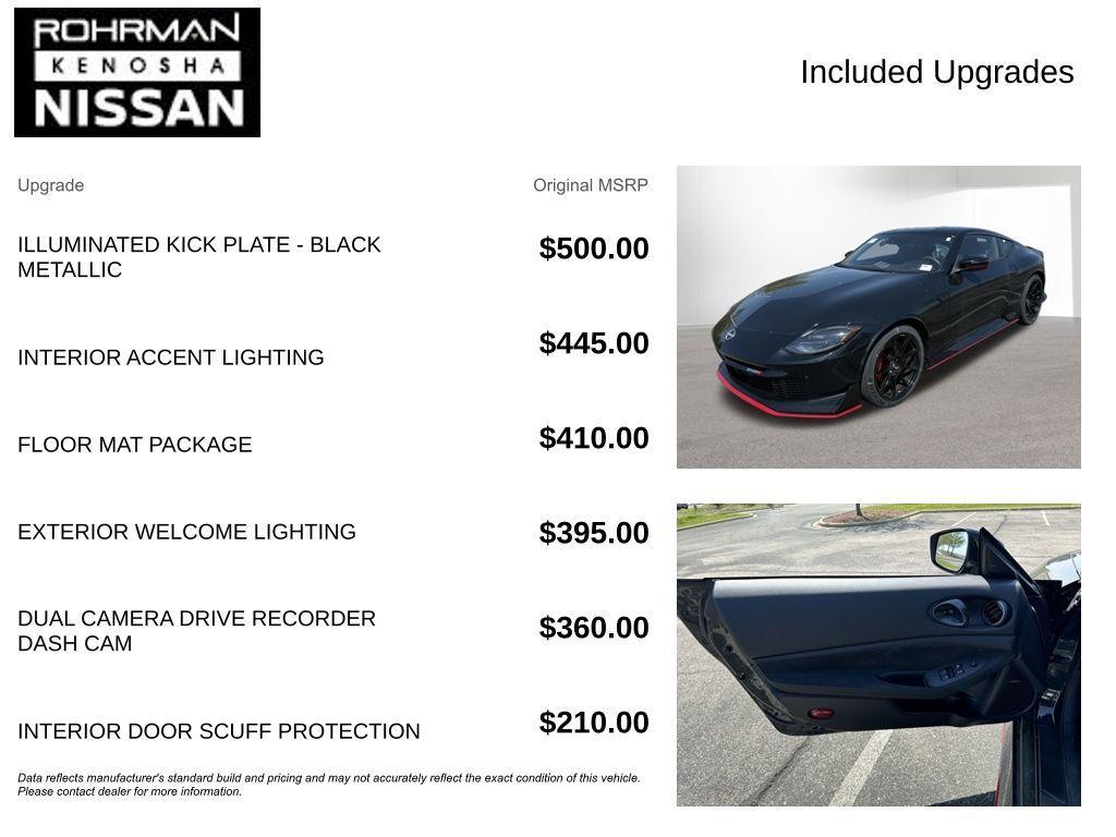 new 2024 Nissan Z car, priced at $60,015