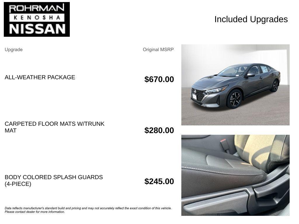 new 2025 Nissan Sentra car, priced at $19,435